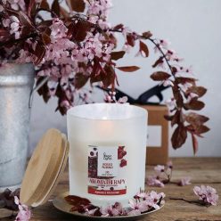   "Rubinvörös" Aromaterápiás illatú kézzel készített gyertya
